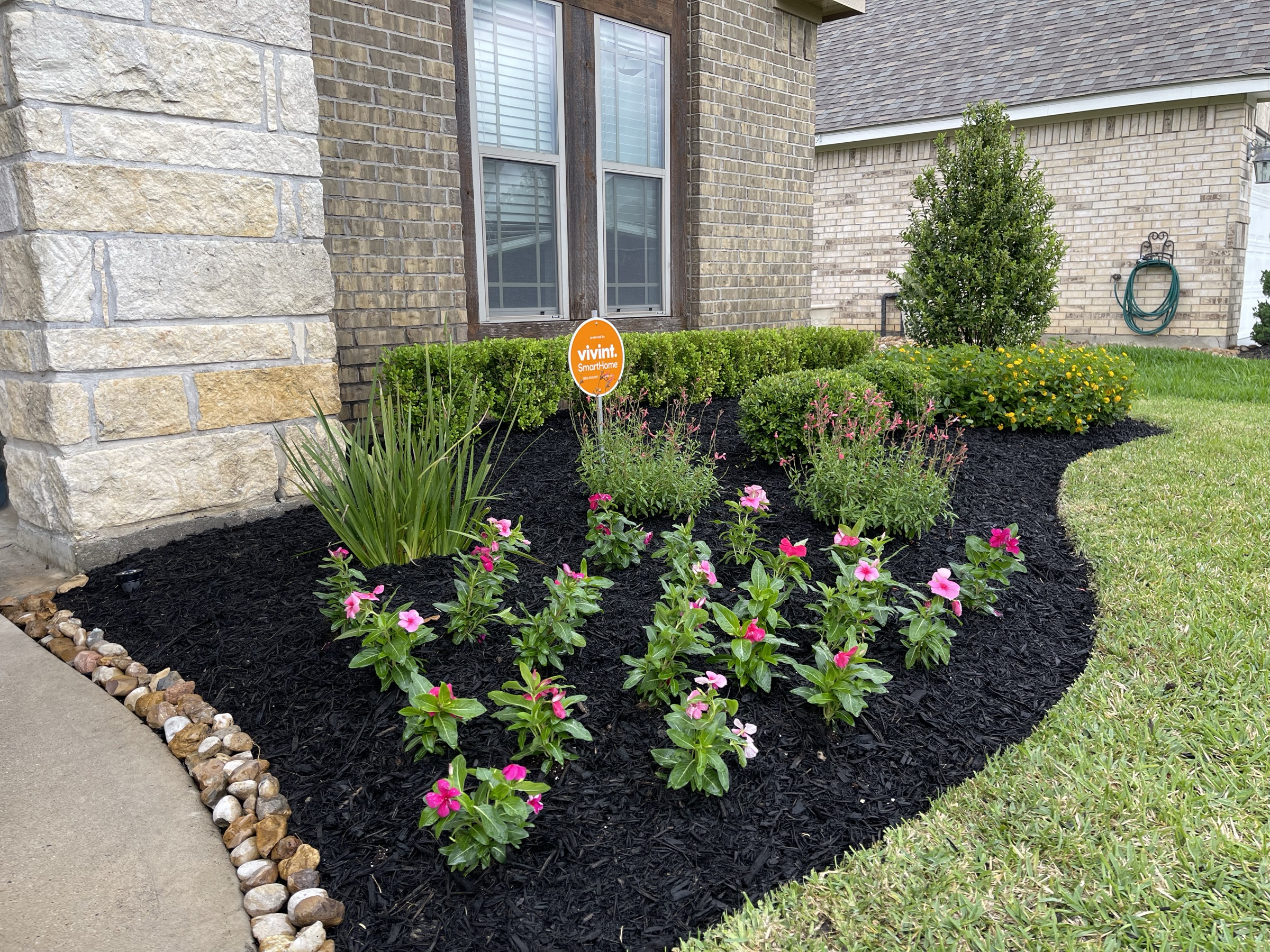 Annual planting by Danny's Landscaping