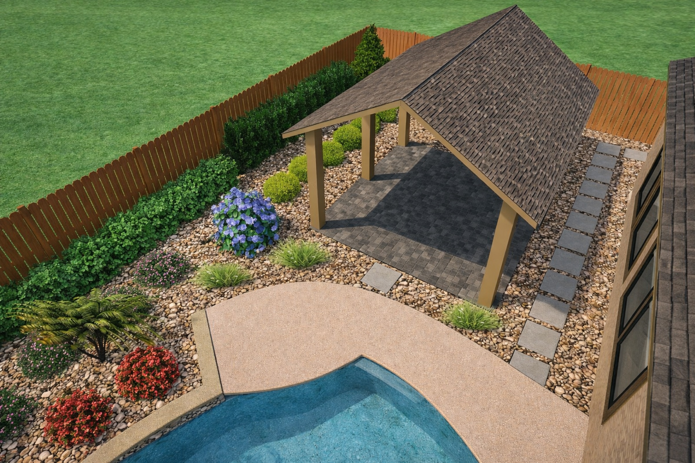 Landscape design by Danny's Landscaping