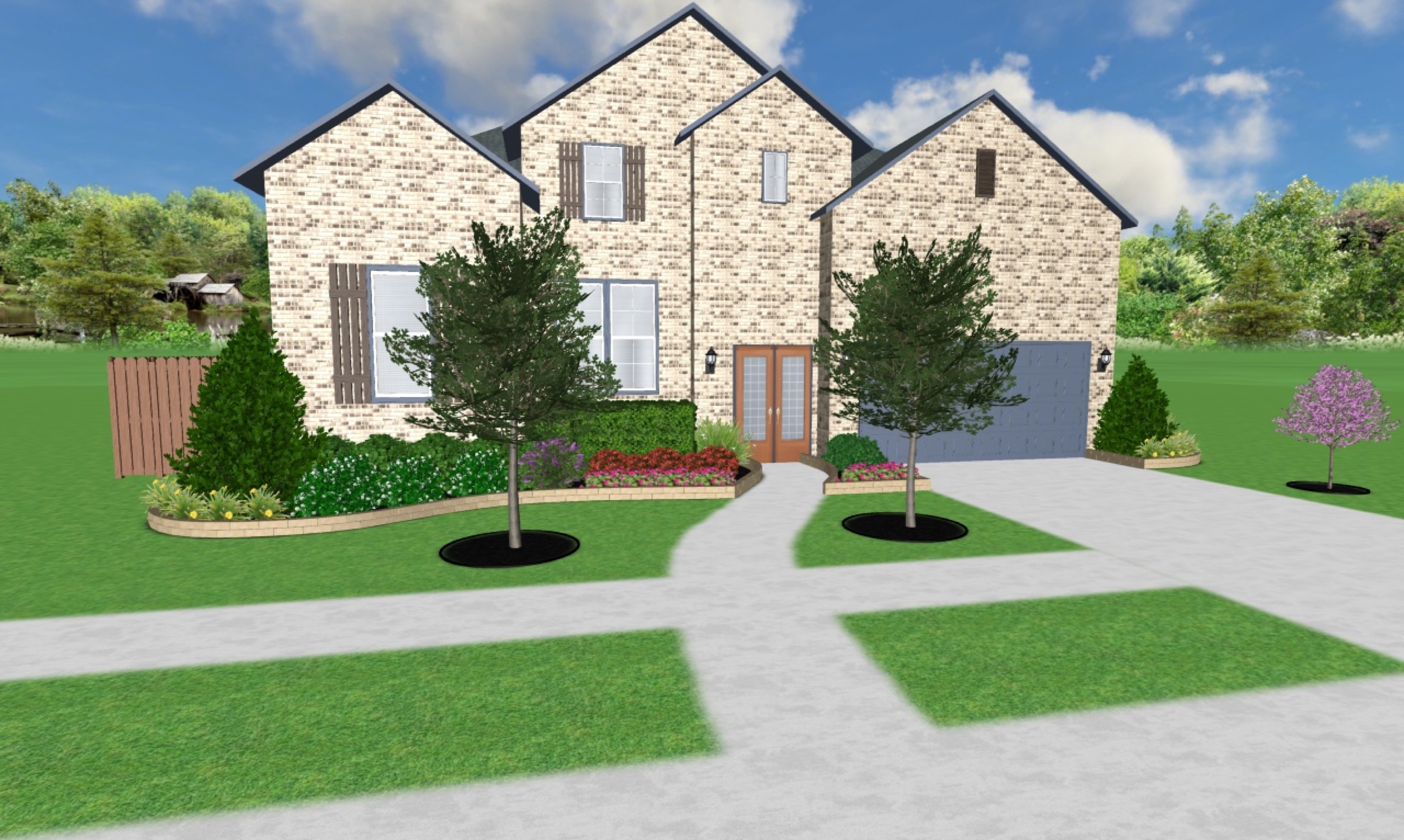 Landscape design by Danny's Landscaping