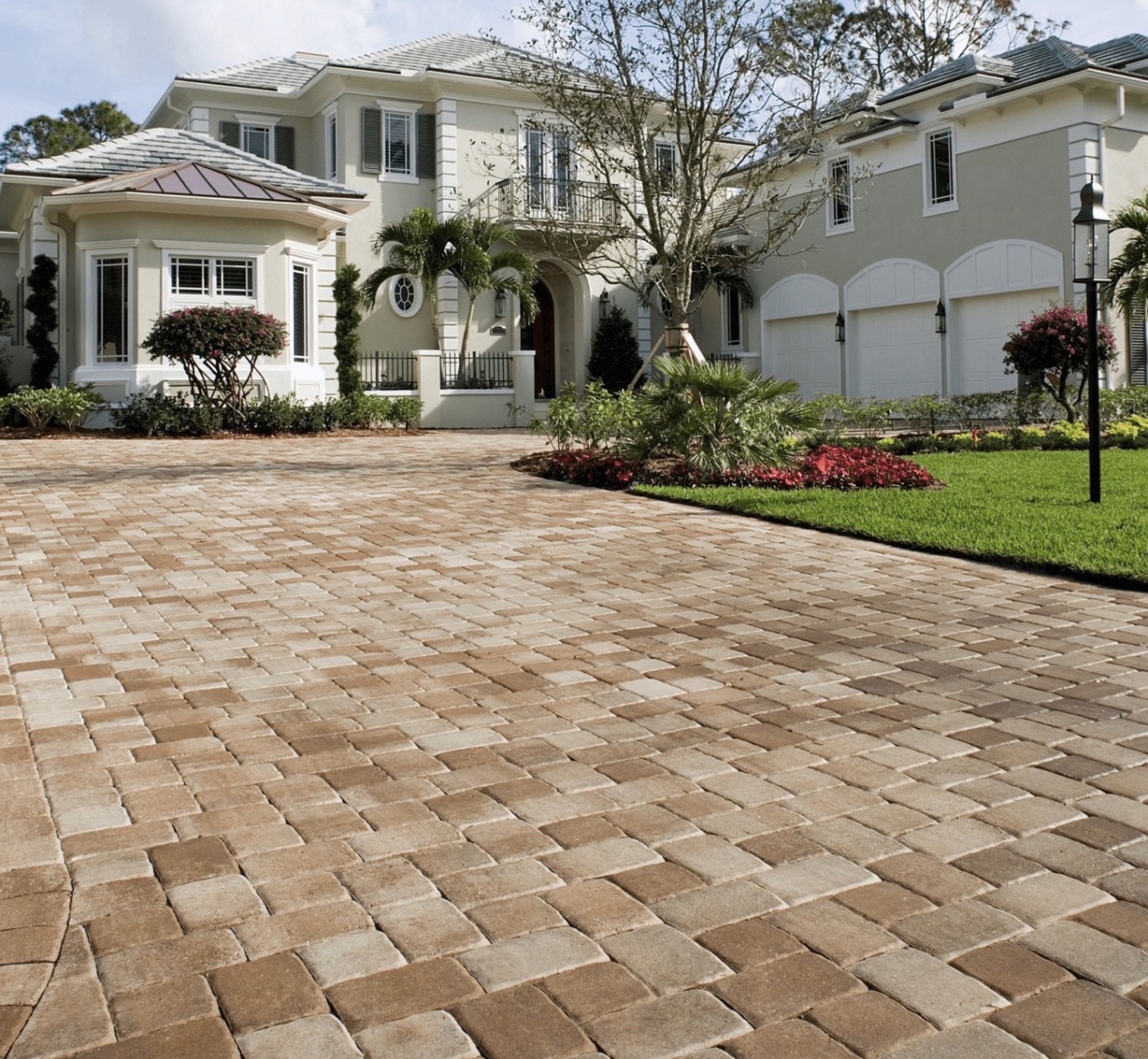 Driveway and walkway paving by Danny's Landscaping