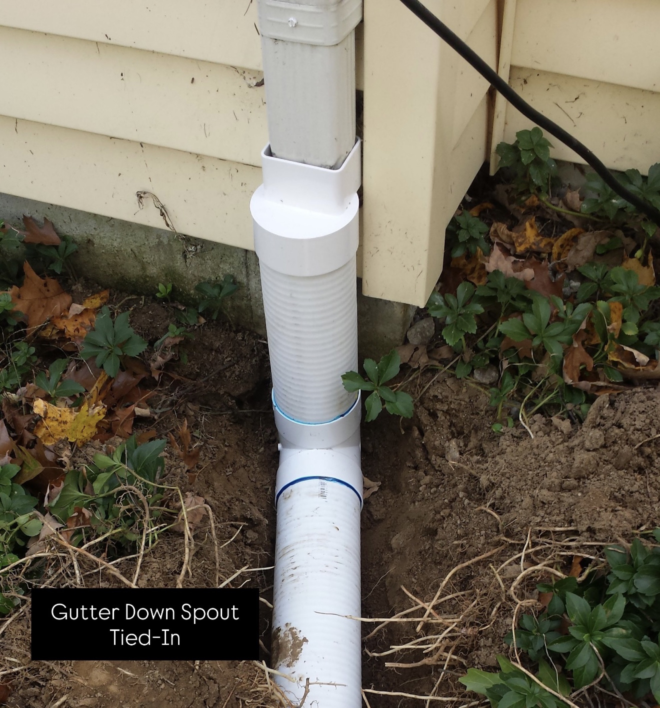 French drain by Danny's Landscaping