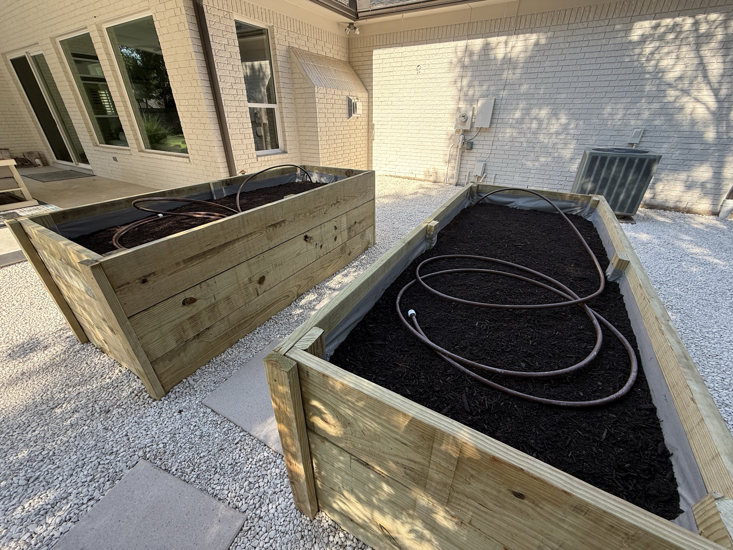 Garden decorations by Danny's Landscaping