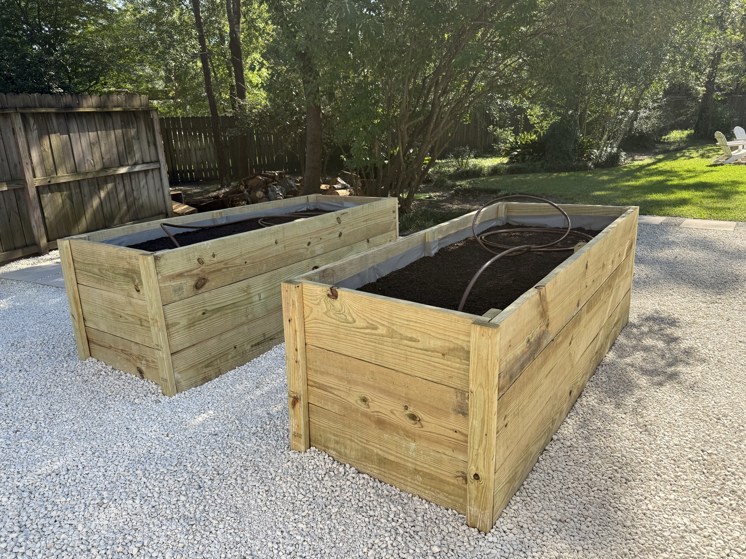 Garden decorations by Danny's Landscaping