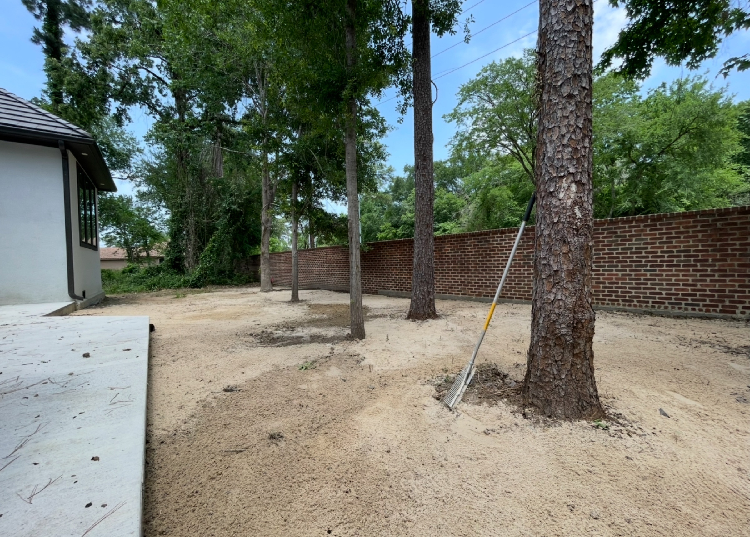 Grading and resloping by Danny's Landscaping