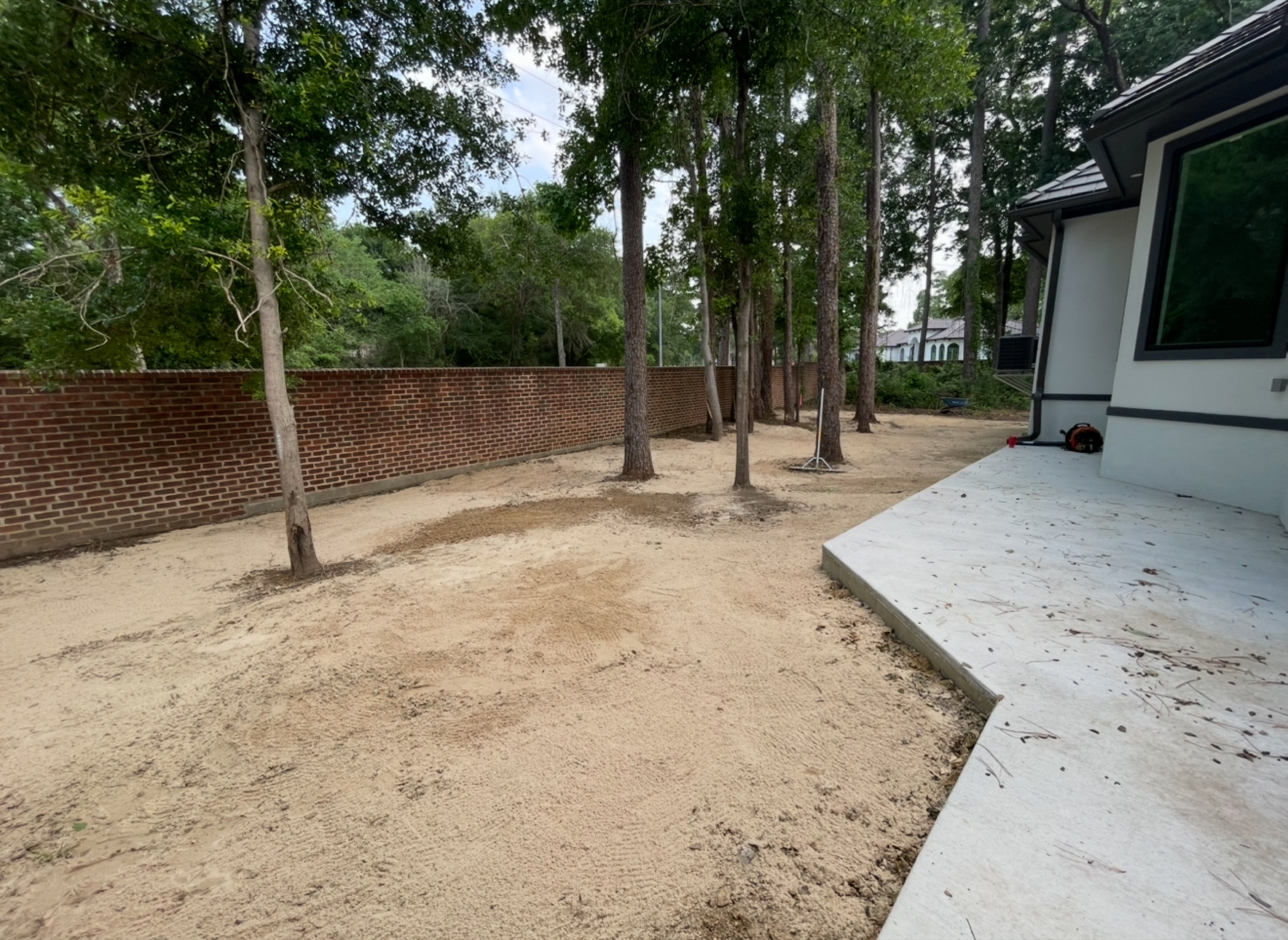 Grading and resloping by Danny's Landscaping