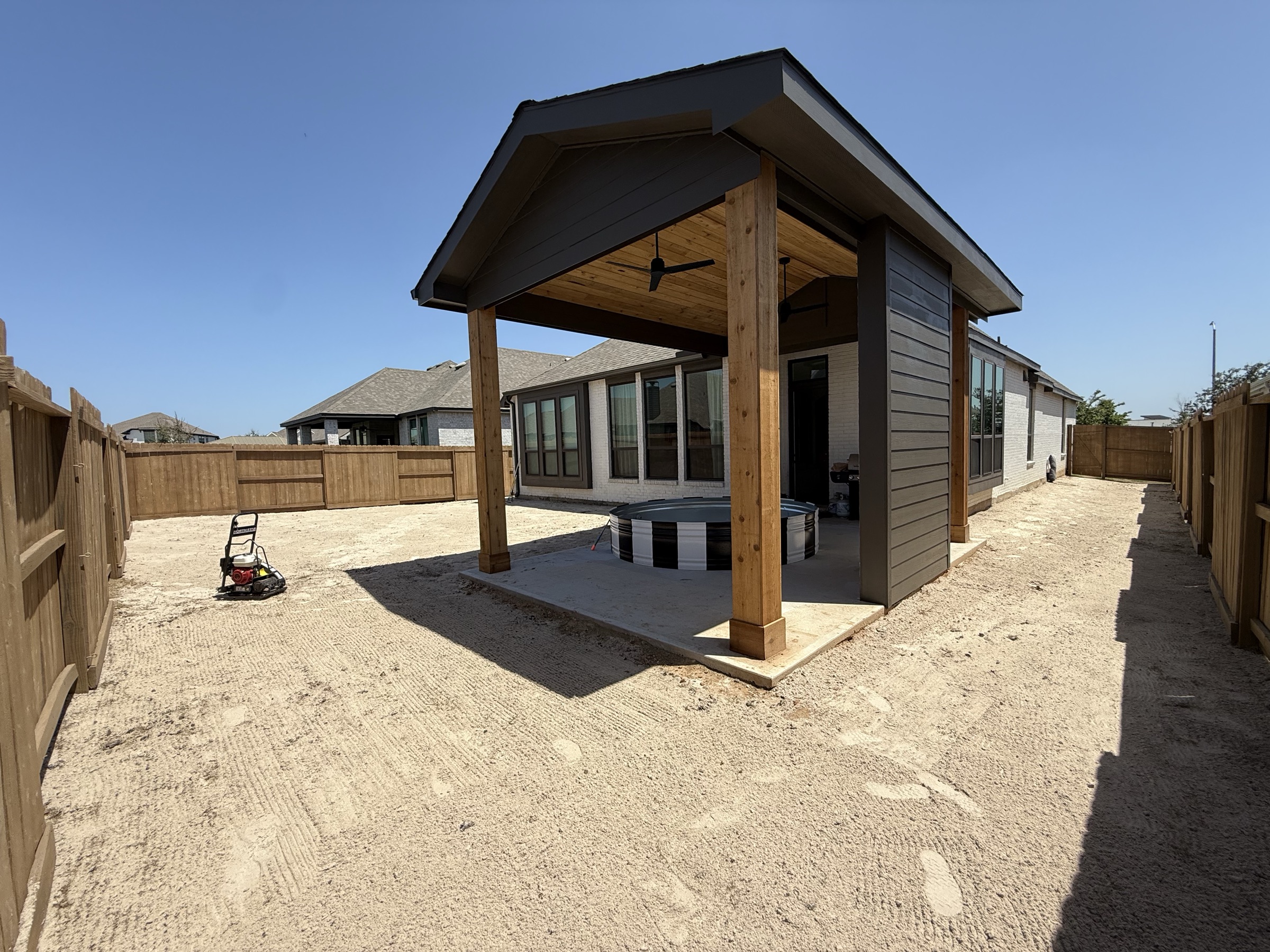 Grading and resloping by Danny's Landscaping