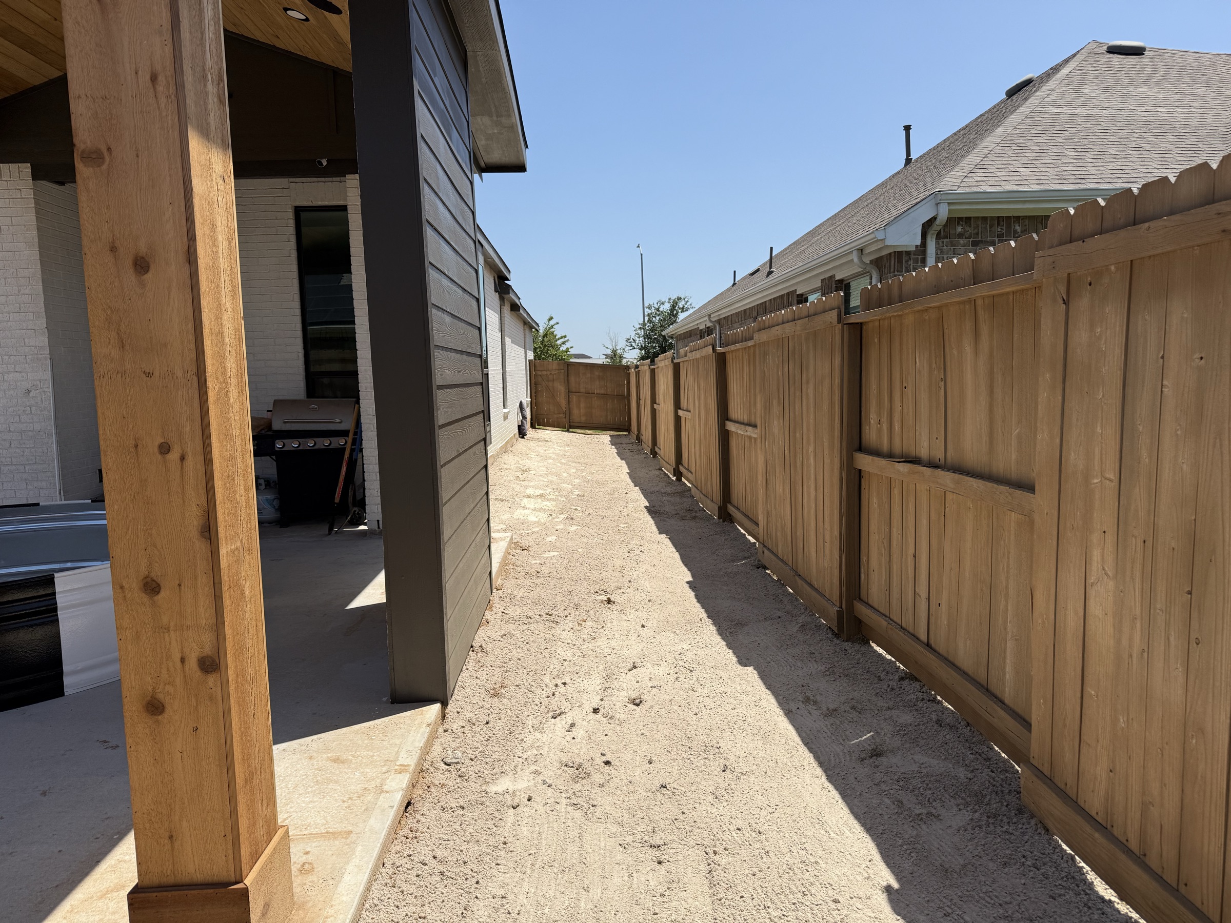 Grading and resloping by Danny's Landscaping