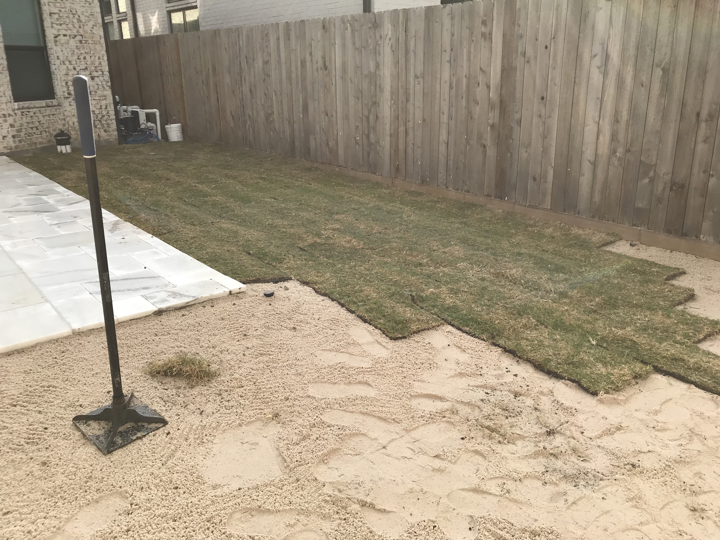Grading and resloping by Danny's Landscaping