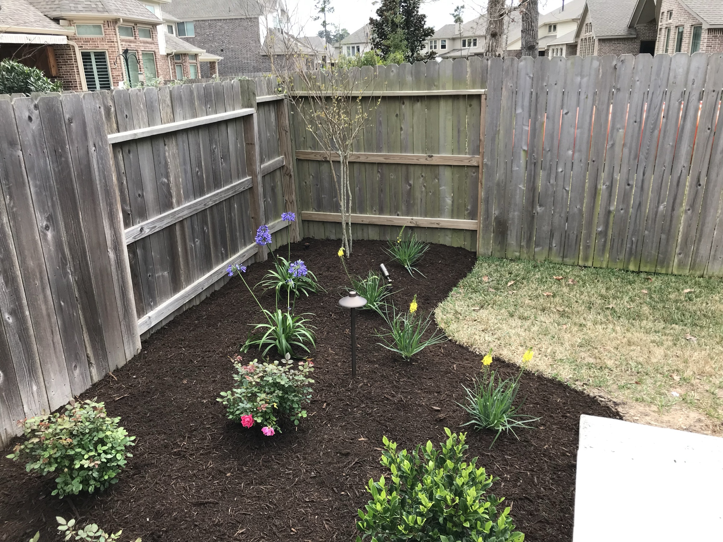 Landscape installation by Danny's Landscaping