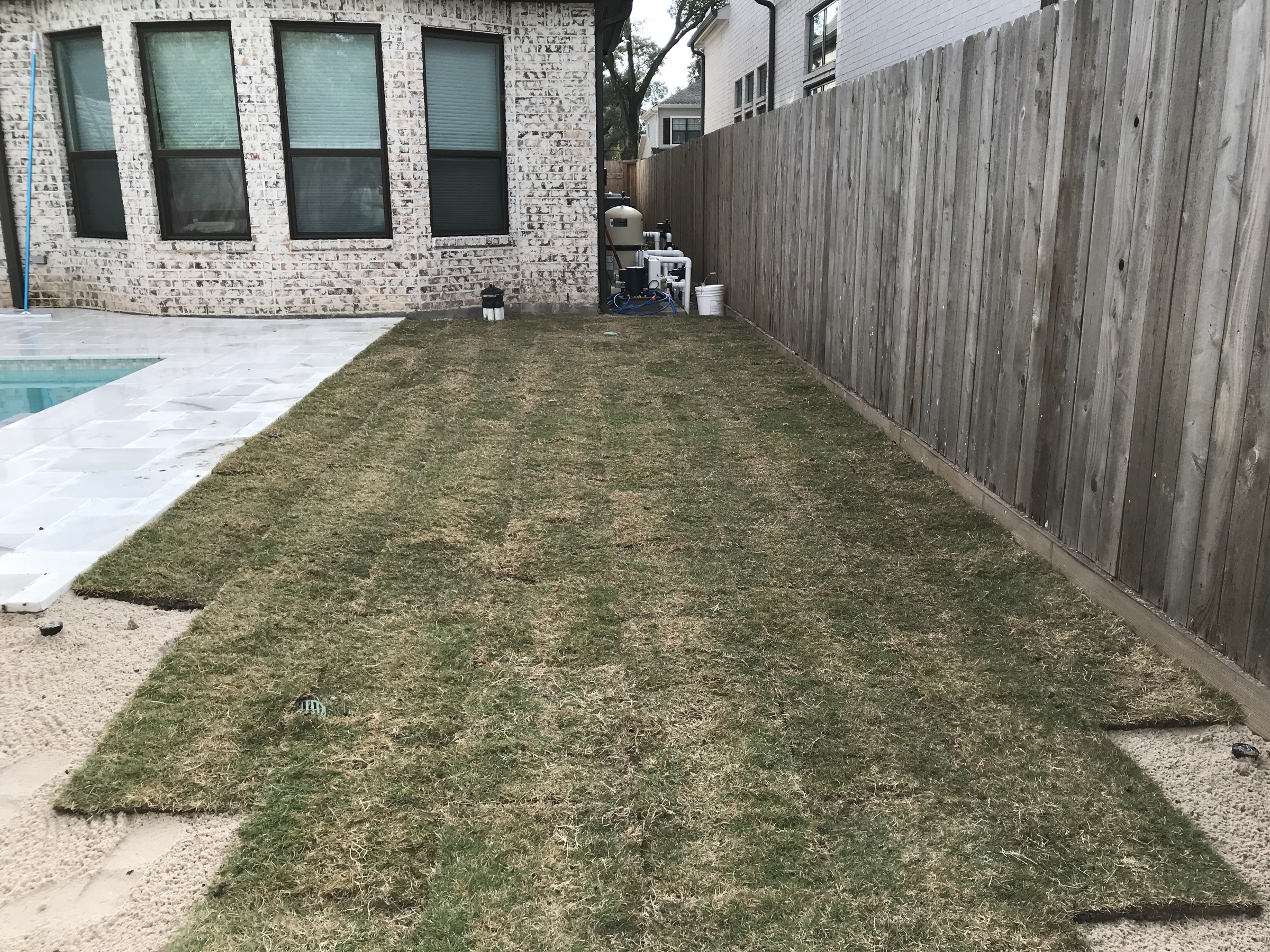 Sod installation by Danny's Landscaping