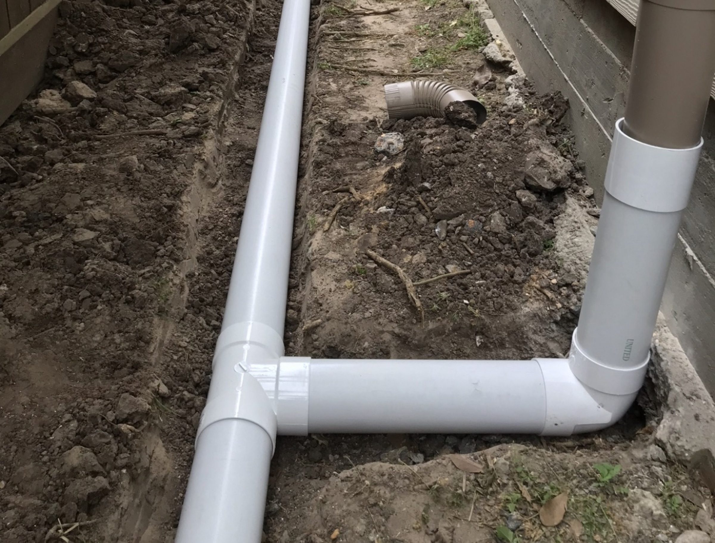 Water drain system by Danny's Landscaping