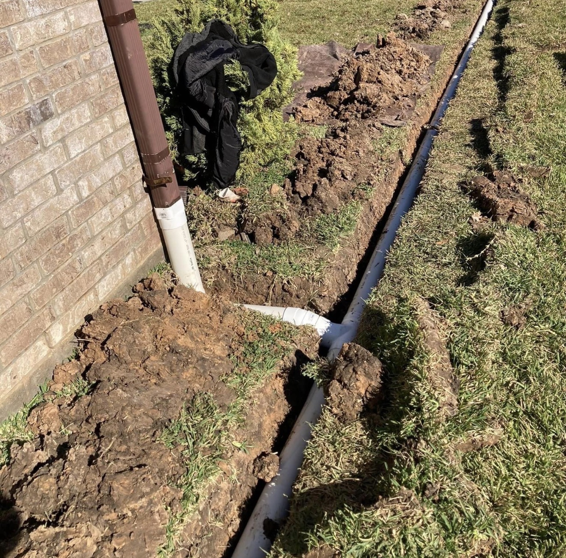 Water drain system by Danny's Landscaping
