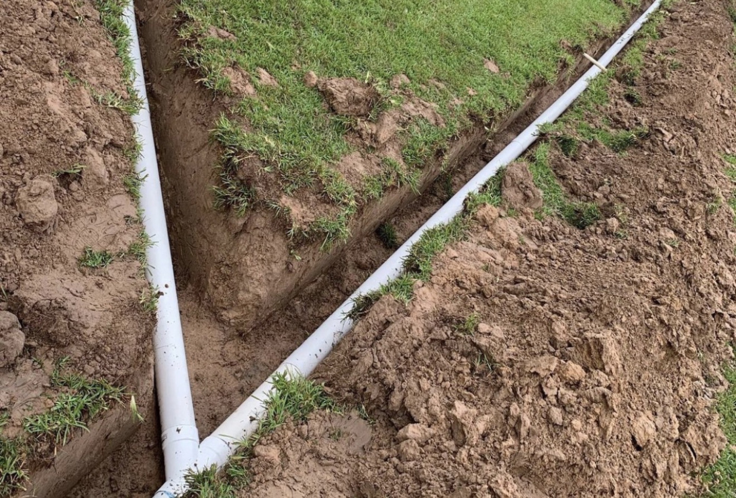 Water drain system by Danny's Landscaping