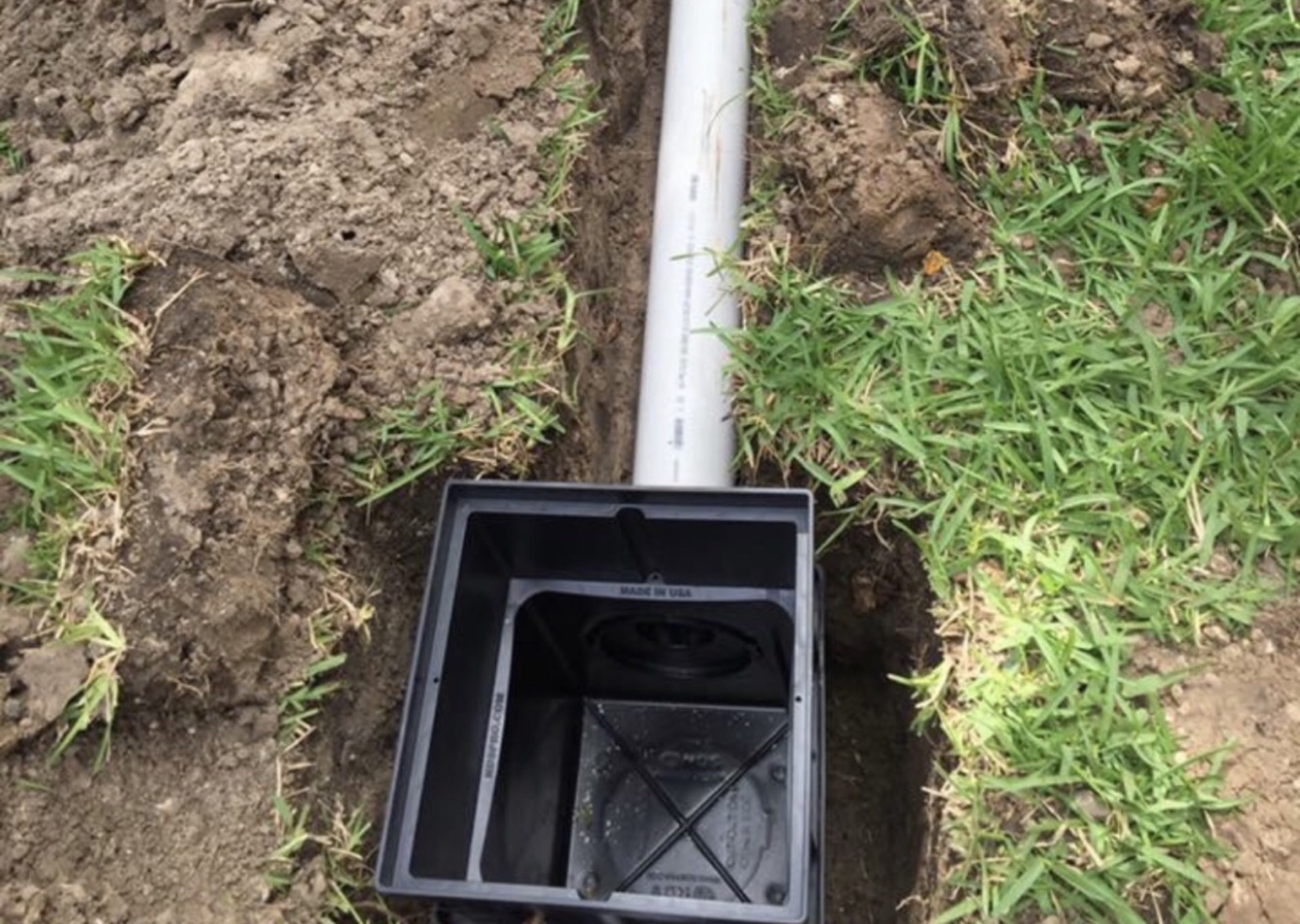 Catch basin by Danny's Landscaping