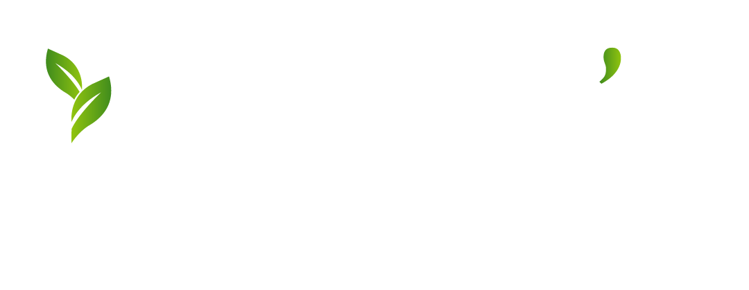 Danny's Landscaping logo featuring green leaves and text, representing landscaping services in Tomball.