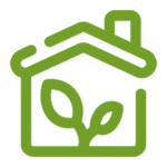 Green logo representing Danny's Landscaping, symbolizing outdoor services and landscaping expertise in Tomball.