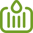 Drainage and grading icon representing tailored landscaping solutions for Tomball's terrain by Danny's Landscaping.